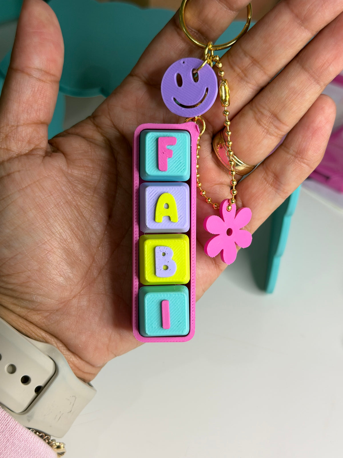 Llavero Clicker Personalizado con tu Nombre | Personalized Clicker Name Keychain