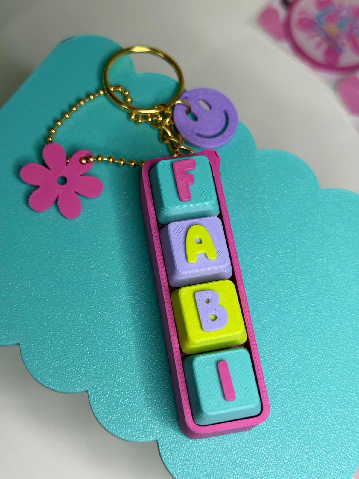 Llavero Clicker Personalizado con tu Nombre | Personalized Clicker Name Keychain