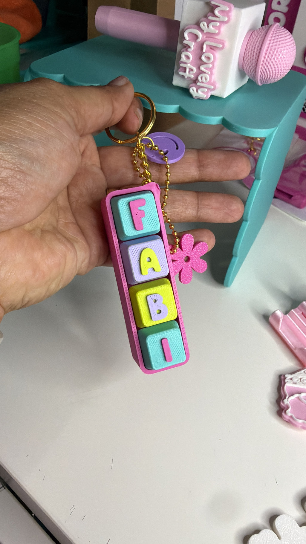 Llavero Clicker Personalizado con tu Nombre | Personalized Clicker Name Keychain