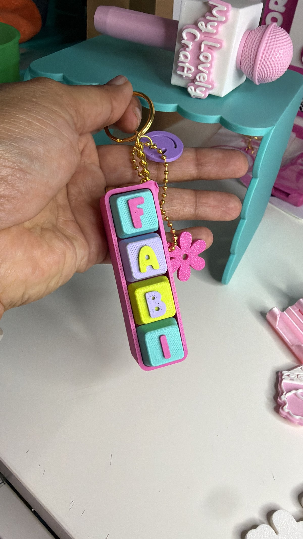 Llavero Clicker Personalizado con tu Nombre | Personalized Clicker Name Keychain