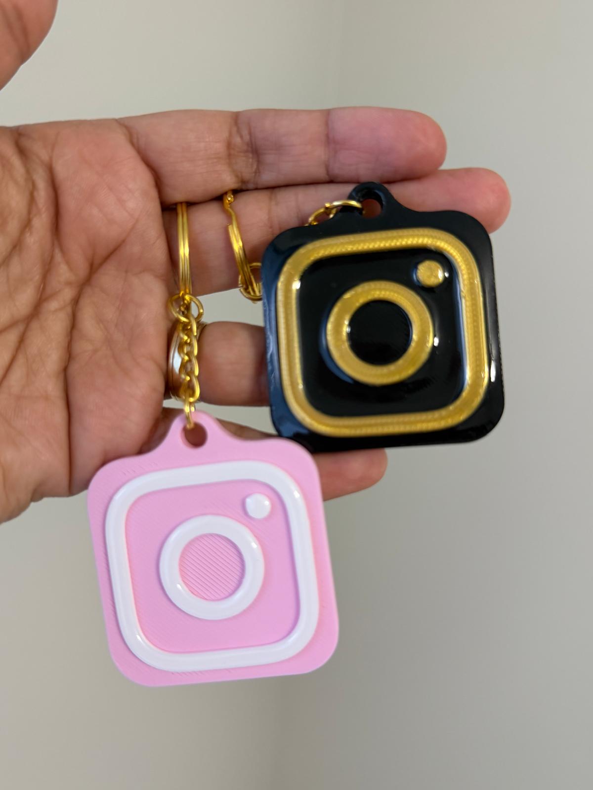 Custom 3D Printed NFC Keychain Instagram